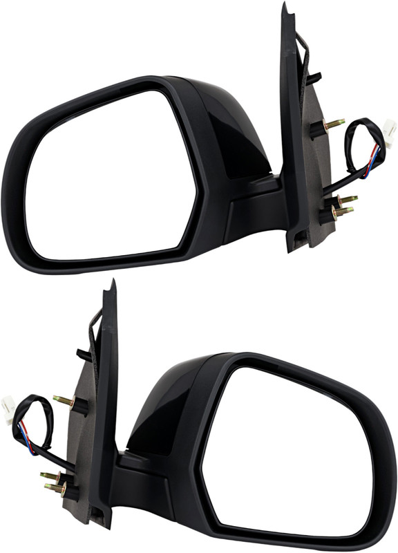 2012-2014 Nissan Versa Sedan SV/SL Side View Door Mirror , Power Glass , Non-Heated , Paintable - Driver and Passenger Side