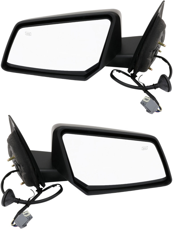 2008-2010 Saturn Outlook Side View Door Mirror , Power Glass , Heated , Textured - Driver and Passenger Side