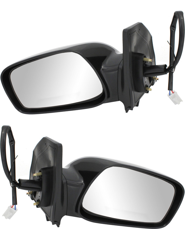 2003-2008 Toyota Corolla CE,LE,S,XRS Side View Door Mirror , Power Glass , Non-Heated , Paintable - Driver and Passenger Side