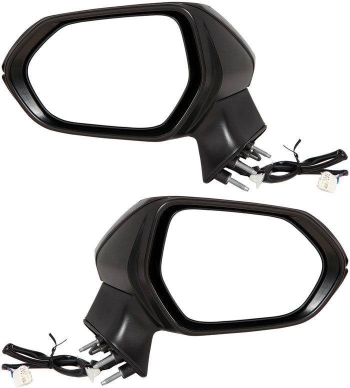 2020-2021 Toyota Corolla Sedan Side View Door Mirror Japan Built , Power Glass , Non-Heated , Paintable , Blind Spot Detection , Manual Folding - Driver and Passenger Side