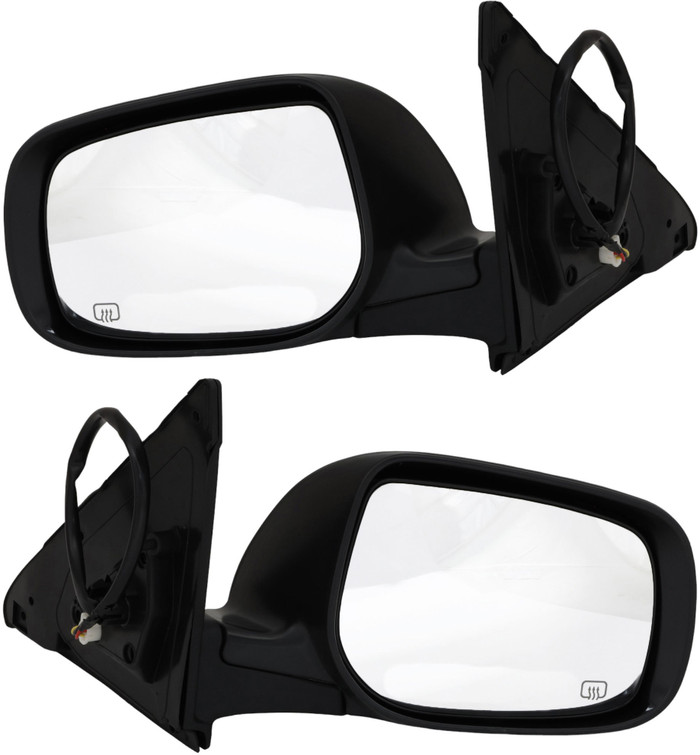 2009-2014 Toyota Matrix Side View Door Mirror , Power Glass , Heated , Paintable - Driver and Passenger Side