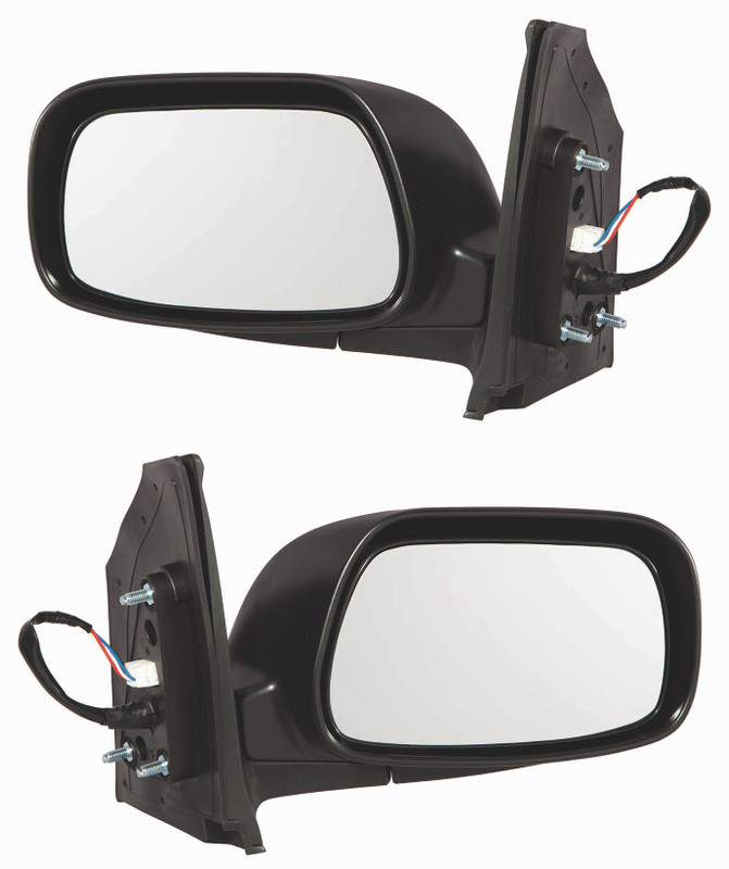 2001-2003 Toyota Prius Side View Door Mirror , Power Glass , Non-Heated , Paintable - Driver and Passenger Side