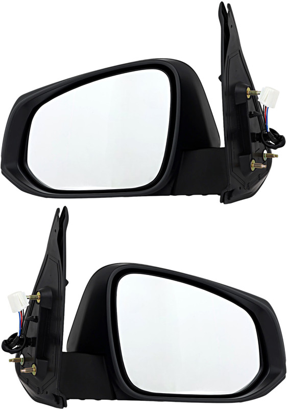 2016-2019 Toyota Tacoma Side View Door Mirror , Power Glass , Heated , Textured - Driver and Passenger Side