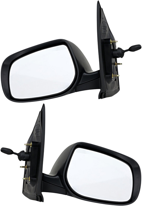 2007-2012 Toyota Yaris Sedan Side View Door Mirror , Manual Remote , Non-Heated , Paintable - Driver and Passenger Side