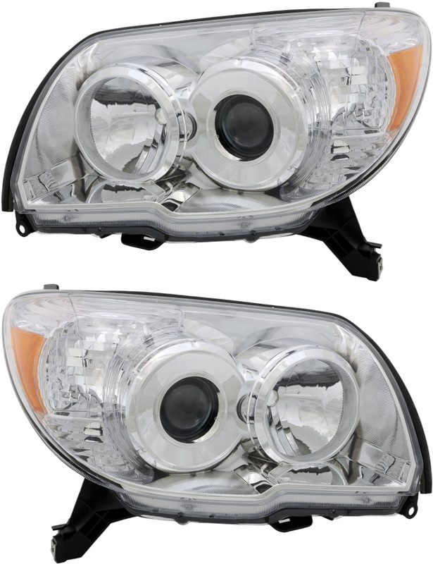 For 2006-2009 Toyota 4Runner Headlights Headlamps Driver + Passenger Side