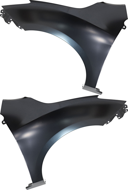 For 2010-2013 Mazda 3 Fender Primed Steel Driver and Passenger Pair Side