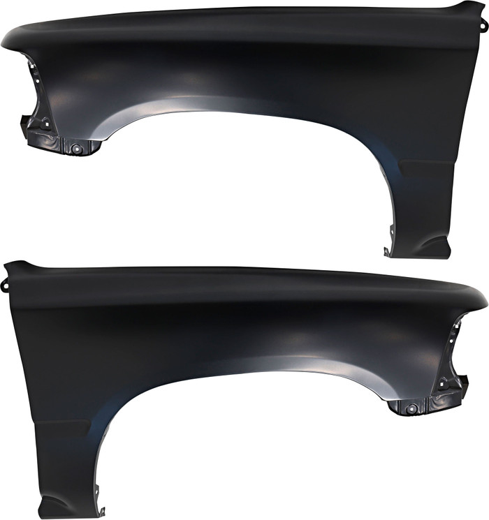 For 1989-1995 Toyota Pickup 2WD Fender Primed Steel Driver and Passenger Pair Side