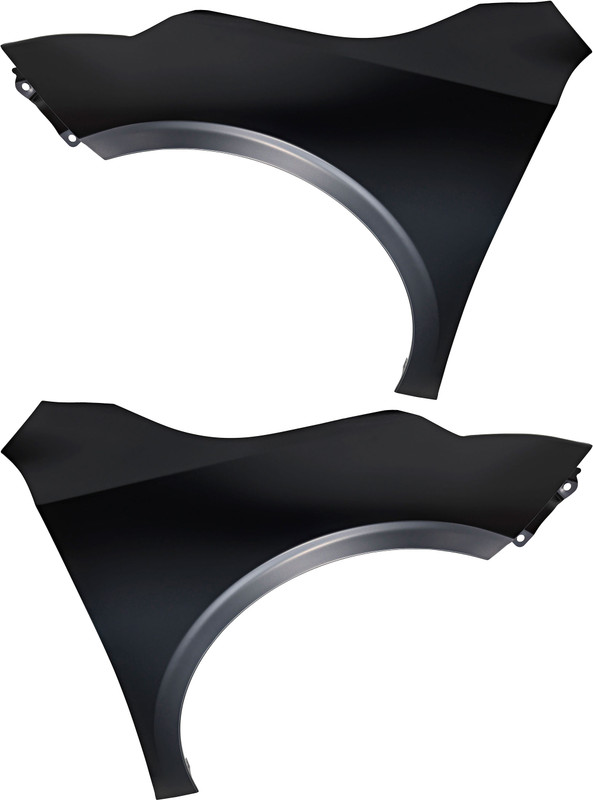 For 2019-2023 Kia Forte Fender Primed Steel Driver and Passenger Pair Side