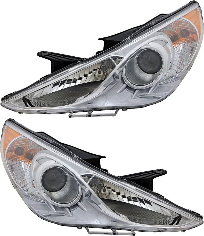 For 2011-2014 Hyundai Sonata Limited,Se Headlight Driver and Passenger Side