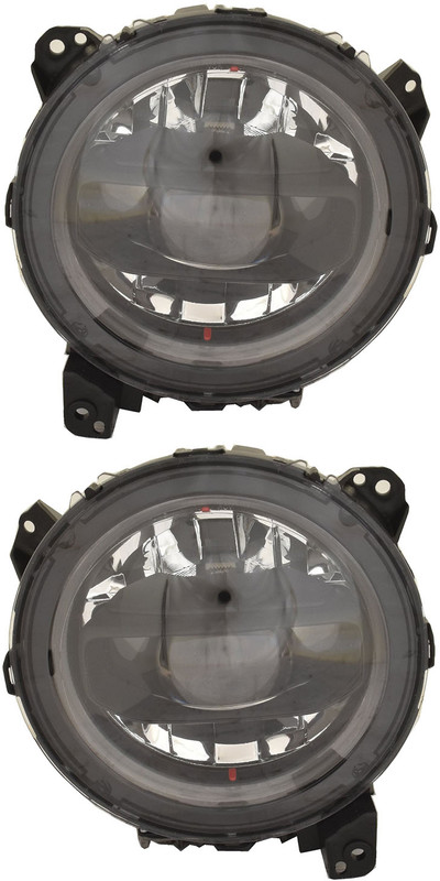 For 2023-2024 Jeep Gladiator Wrangler Headlight Driver and Passenger Side