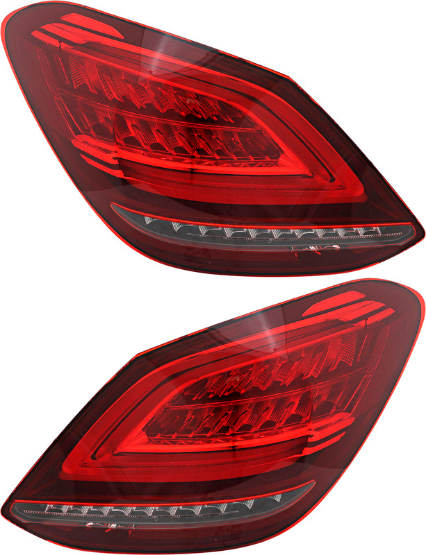 For 2019-2021 Mercedes-Benz C300 C43 Amg C63 Amg Taillight Driver and Passenger Side