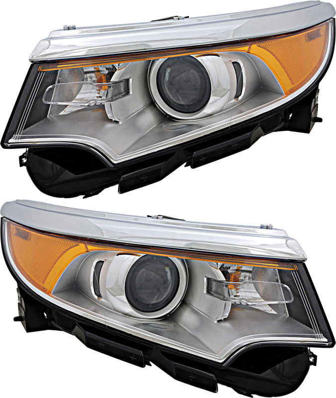 For 2011-2014 Ford Edge Se,Sel,Limited Headlight Driver and Passenger Side