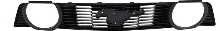For 2010-2012 Ford Mustang GT Grille Assembly Painted Black