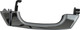 2010 Hummer H3T Exterior Door Handle Rear Right Passenger Side
