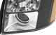 2012 Cadillac Escalade EXT Headlight Set Xenon HID Black Housing Pair Driver and Passenger Side