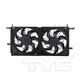 2006 Chevrolet Uplander Dual Radiator and Condenser Fan Assembly 3.5L 6 Cylinder