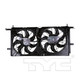 2006 Buick Terraza Dual Radiator and Condenser Fan Assembly 3.5L 6 Cylinder