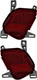 2016 Toyota Highlander Rear Reflectors - Driver Left and Passenger Right Side