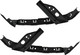 2013 Honda Civic Sedan 4 Door Bumper Cover Support Front Pair Set Left Driver and Passenger Right Side