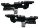 2013 Lexus IS250 C Sedan 4 Door Bumper Cover Support Front Pair Set Left Driver and Passenger Right Side