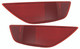 2016 Ford Fiesta Bumper Reflector Rear Pair Set Left Driver and Passenger Right Side