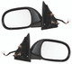 2003 Infiniti G35 Side Door View Mirror Power Operated Heated Folding Pair Set Left Driver and Passenger Right Side