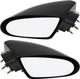 1995 Chevrolet Camaro Side Door View Mirror Manual Non-Heated Non-Folding Pair Set Left Driver and Passenger Right Side