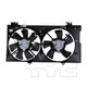 2003 Mazda 6 Dual Radiator and Condenser Fan Assembly 3.0L 6 Cylinder