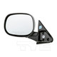 2000 Dodge Ram 2500 Side Door View Mirror Manual Non-Heated Left Driver Side
