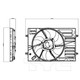 2015 Volkswagen Golf Dual Radiator and Condenser Fan Assembly 1.8L 4 Cylinder