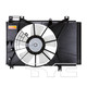 2011 Mazda 2 Dual Radiator and Condenser Fan Assembly