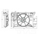 2017 Toyota Prius C Dual Radiator and Condenser Fan Assembly