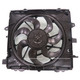 2015 Cadillac CTS Dual Radiator and Condenser Fan Assembly