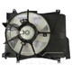 2014 Mitsubishi Mirage Dual Radiator and Condenser Fan Assembly