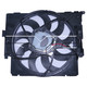 2012 BMW 328i Dual Radiator and Condenser Fan Assembly 2.0L 4 Cylinder