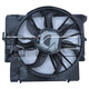 2008 BMW 135i Dual Radiator and Condenser Fan Assembly