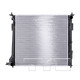 2017 Hyundai Tucson Radiator 1.6L 4 Cylinder