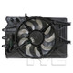 2015 Fiat 500L Dual Radiator and Condenser Fan Assembly