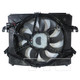 2014 Ram 1500 Dual Radiator and Condenser Fan Assembly 3.6L 6 Cylinder