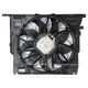 2014 BMW 650i Gran Coupe Base Dual Radiator and Condenser Fan Assembly 4.4L 8 Cylinder