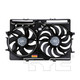 2009 Audi Q5 Dual Radiator and Condenser Fan Assembly 3.2L 6 Cylinder
