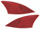 2014 Lexus IS250 Bumper Reflector Rear Pair Set Left Driver and Passenger Right Side