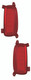 2014 Kia Sorento Bumper Reflector Rear Pair Set Left Driver and Passenger Right Side