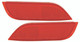 2013 Subaru XV Crosstrek Bumper Reflector Rear Pair Set Left Driver and Passenger Right Side