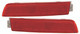 2015 Nissan Sentra Bumper Reflector Rear Pair Set Left Driver and Passenger Right Side