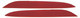 2014 Kia Forte Sedan 4 Door Bumper Reflector Rear Pair Set Left Driver and Passenger Right Side