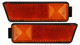 1999 Volkswagen Cabrio Side Markers - Driver Left and Passenger Right Side VW2550101,VW2551101