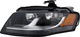 2009-2012 Audi A4 Headlight Driver Left Side Halogen