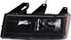 2004-2012 GMC Canyon Headlight Driver Left Side Halogen Black Trim