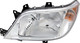 2003-2006 Dodge Sprinter 2500 Headlight Driver Left Side Halogen